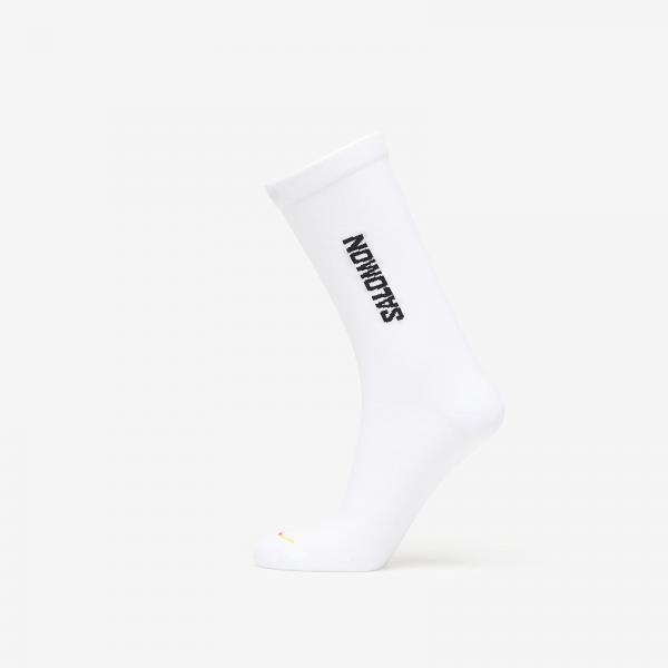 Ponožky Salomon 365 Crew Sock White/ Black L