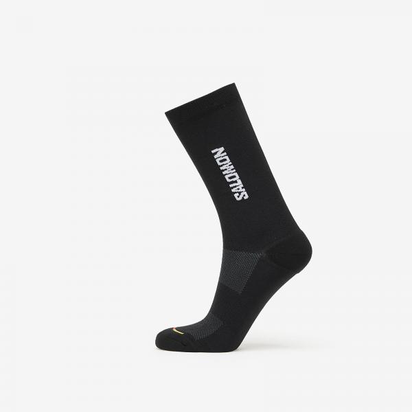 Ponožky Salomon 365 Crew Sock Black/ White S