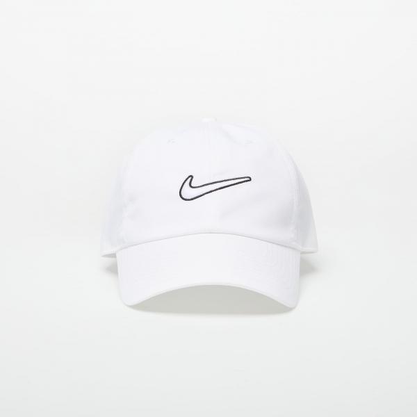 Kšiltovka Nike Club Unstructured Swoosh Cap White/ White S/M