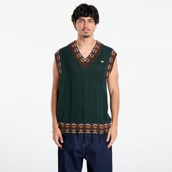 Vesta adidas x Clot Crochet Vest by Edison Chen Green Night M