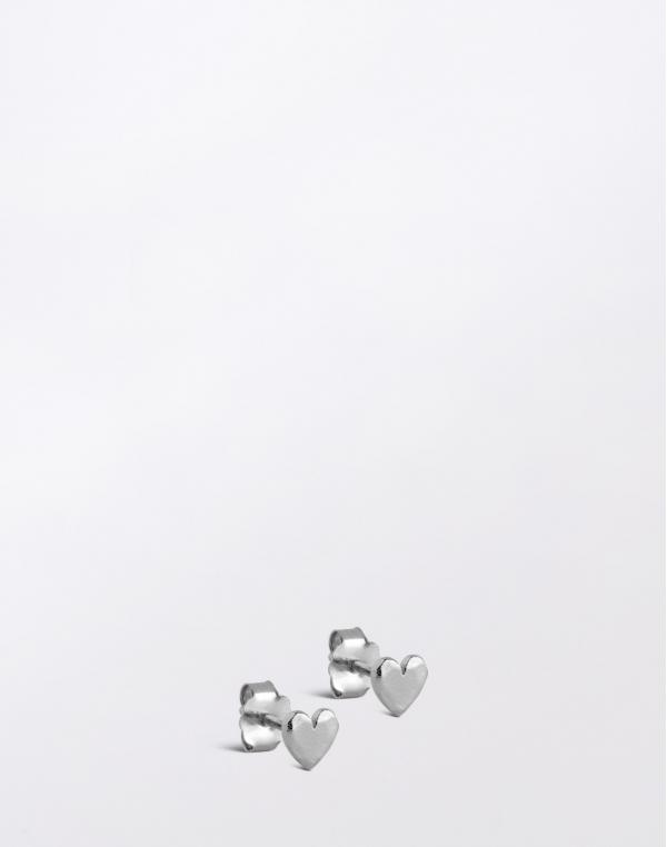 ENAMEL Copenhagen Studs, Heart 925S/M