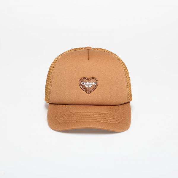 Kšiltovka Carhartt WIP Heart Patch Trucker Cap Hamilton Brown Universal