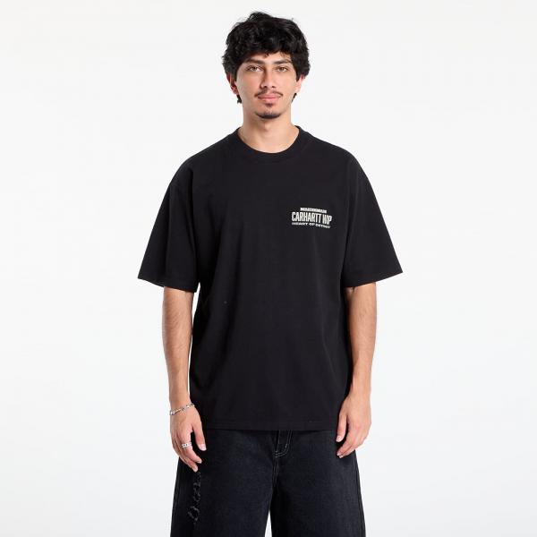 Tričko Carhartt WIP S/S Arcan T-Shirt Black Heavy Stone Wash XS