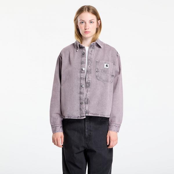 Košile Carhartt WIP W' Georgia Shirt Jac Black/ Hortensia Garment Dyed S