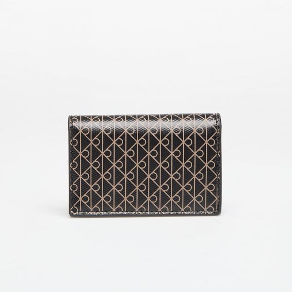 Peněženka Calvin Klein Emblem Aop Accordion Cardcase Black Universal