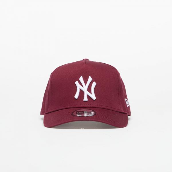 Kšiltovka New Era New York Yankees 9FORTY Aframe Essential Cap Frosted Burgundy/ White Universal