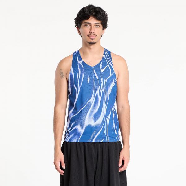 Tílko Nike AeroSwift Coastal Blue/ White S