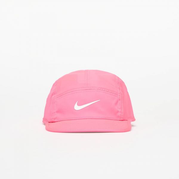 Kšiltovka Nike Dri-FIT Fly Unstructured Swoosh Cap Hyper Pink/ Anthracite/ White M/L