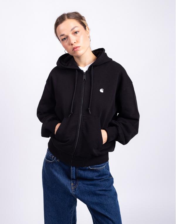 Carhartt WIP W' Hooded Casey Jacket Black/Silver XS