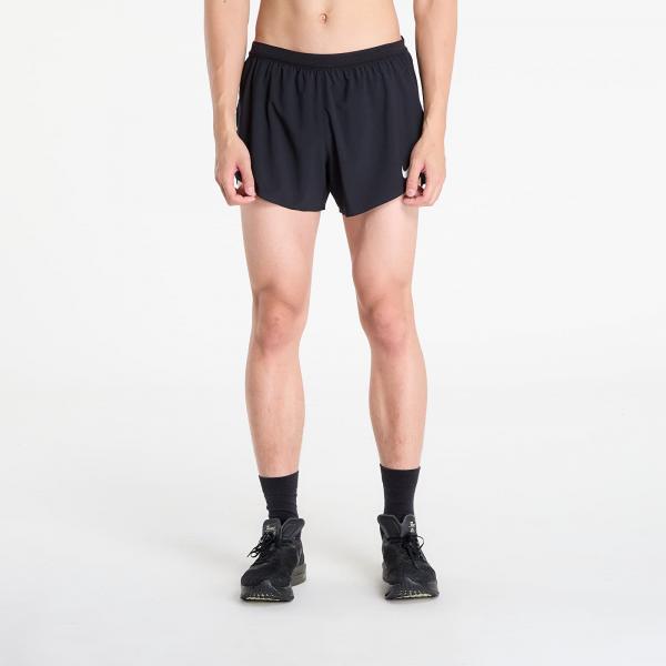 Šortky Nike AeroSwift Men's Dri-FIT ADV 4" Brief-Lined Running Shorts Black/ Summit White M