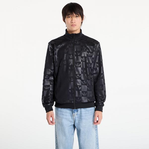 Mikina adidas Monogram All Over Print Regular Track Top Black M