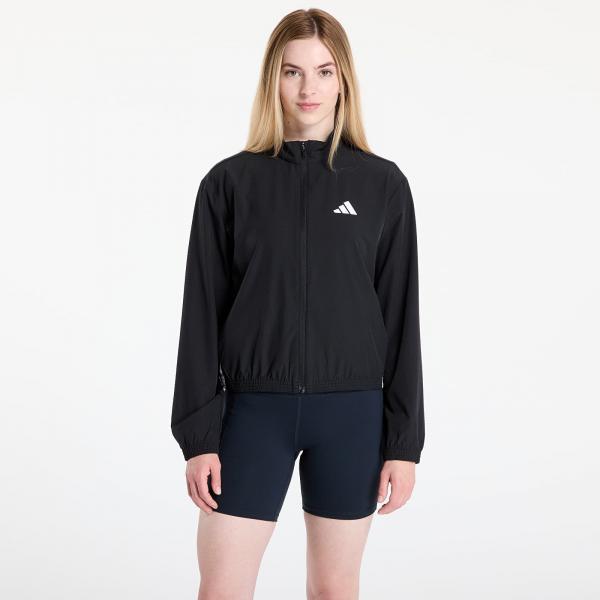 Bunda adidas We 3S Woven Jacket Black/ White XL