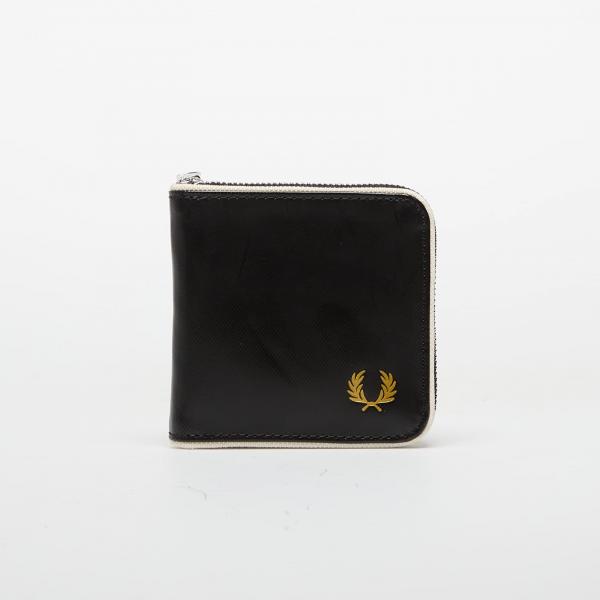 Peněženka FRED PERRY Classic Zip Around Wallet Black/ Ecru Universal