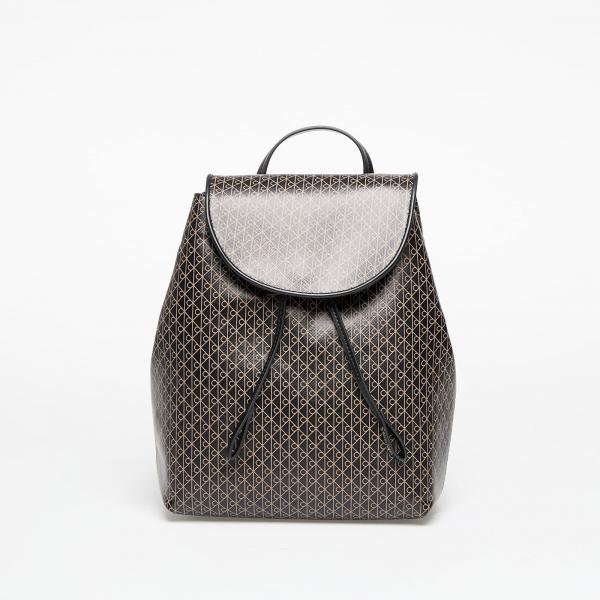Batoh Calvin Klein Emblem Aop Flap Backpack Black Universal