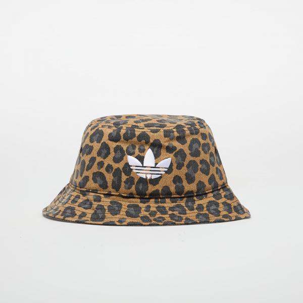 Klobouk adidas Leopard Bucket Hat Bronze Strata/ Black S