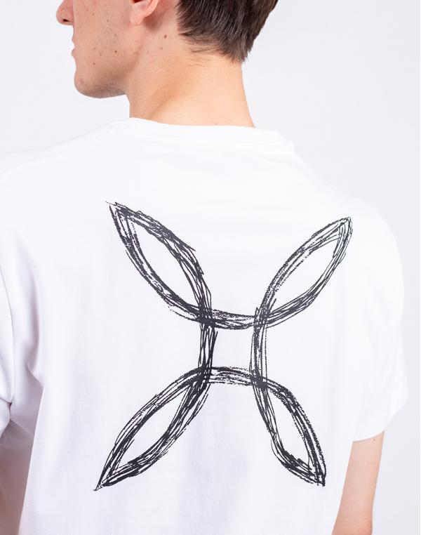 Tričko Montura Pencil Logo T-Shirt 00 WHITE