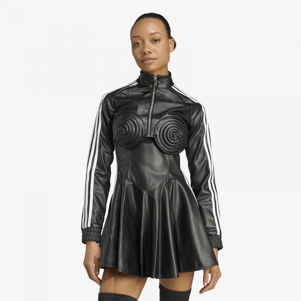 Bunda adidas x Jeremy Scott Faux Leather Track Top Black XL