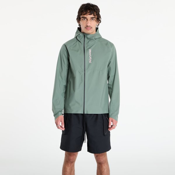 Větrovka NNormal Trail Rain Jacket Green XL