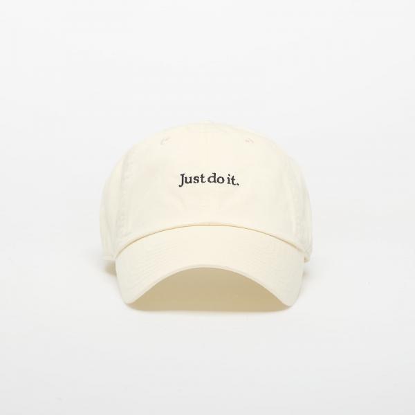 Kšiltovka Nike Club Unstructured Just Do It Cap Coconut Milk/ Black L/XL