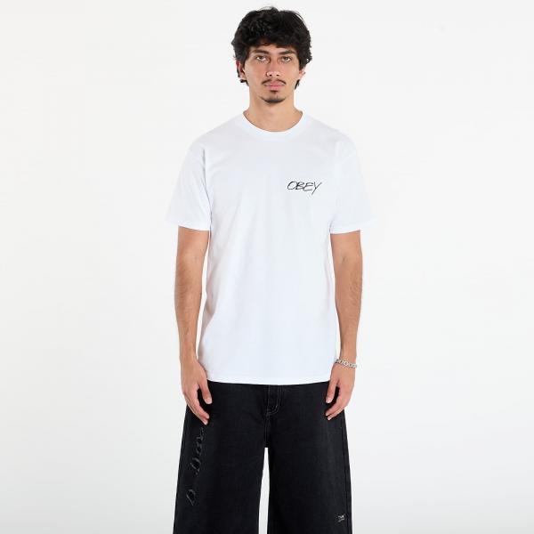 Tričko OBEY Poppies T-Shirt White L