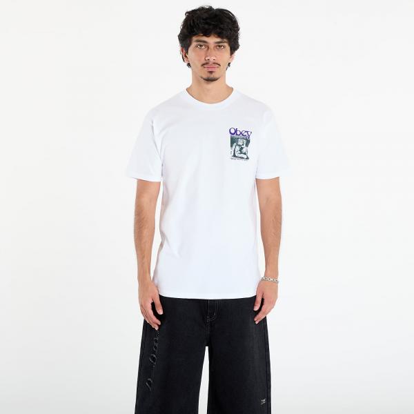 Tričko OBEY Stop Worry Now T-Shirt White L