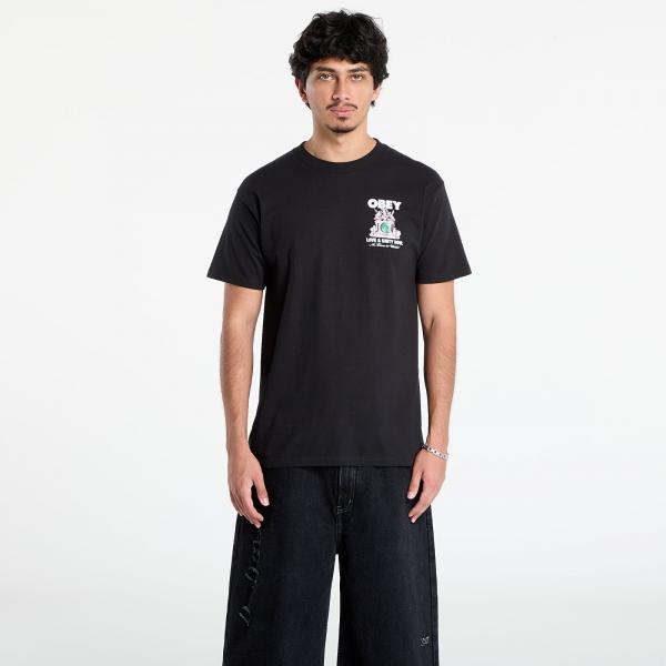 Tričko OBEY Love & Unity Now T-Shirt Black L