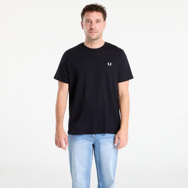 Tričko FRED PERRY Crew Neck T-Shirt Black M