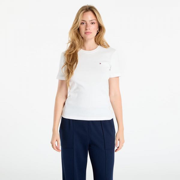 Tričko Tommy Hilfiger Slim Cody C-Nk Ss White L