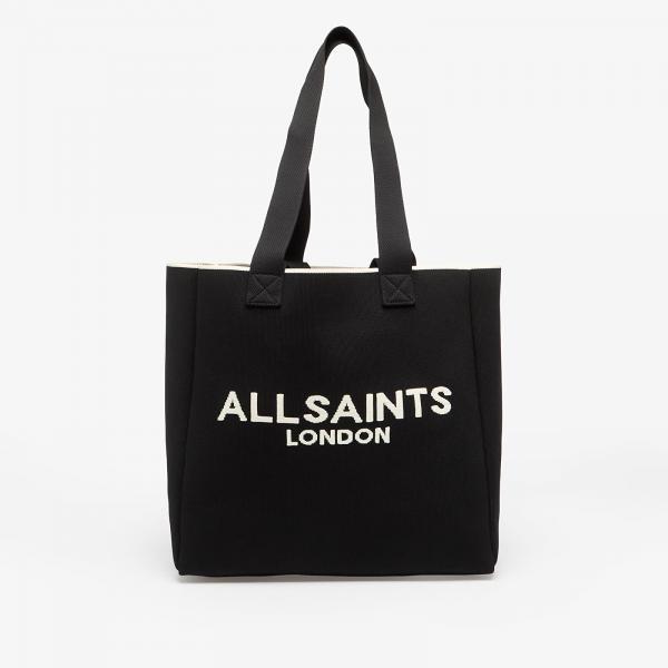 Taška AllSaints Izzy Large Logo Knitted Tote Bag Black Universal