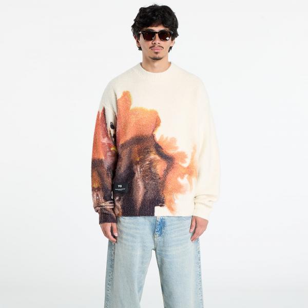 Svetr Y-3 Graphix Knit Crew UNISEX Core White M