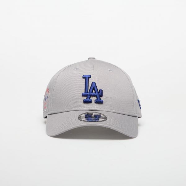 Kšiltovka New Era Los Angeles Dodgers 9FORTY Side Patch Adjustable Cap Gray Universal