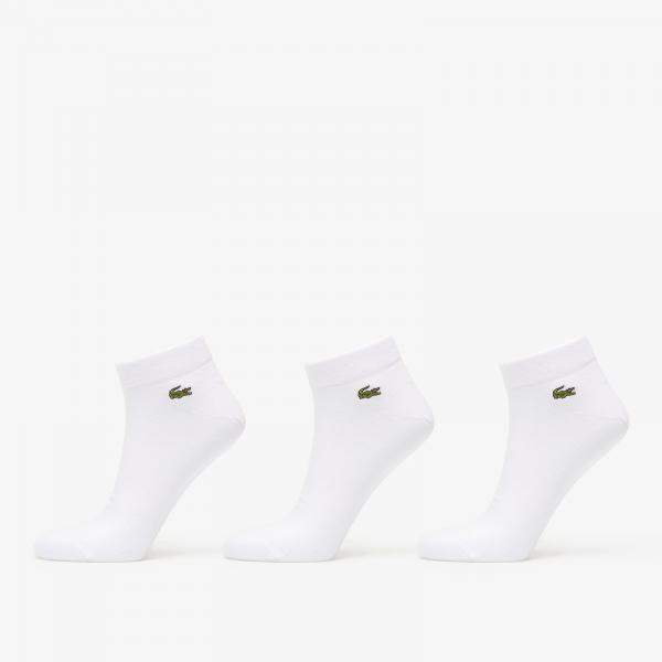 Ponožky LACOSTE Socks White/ White-White 40-43