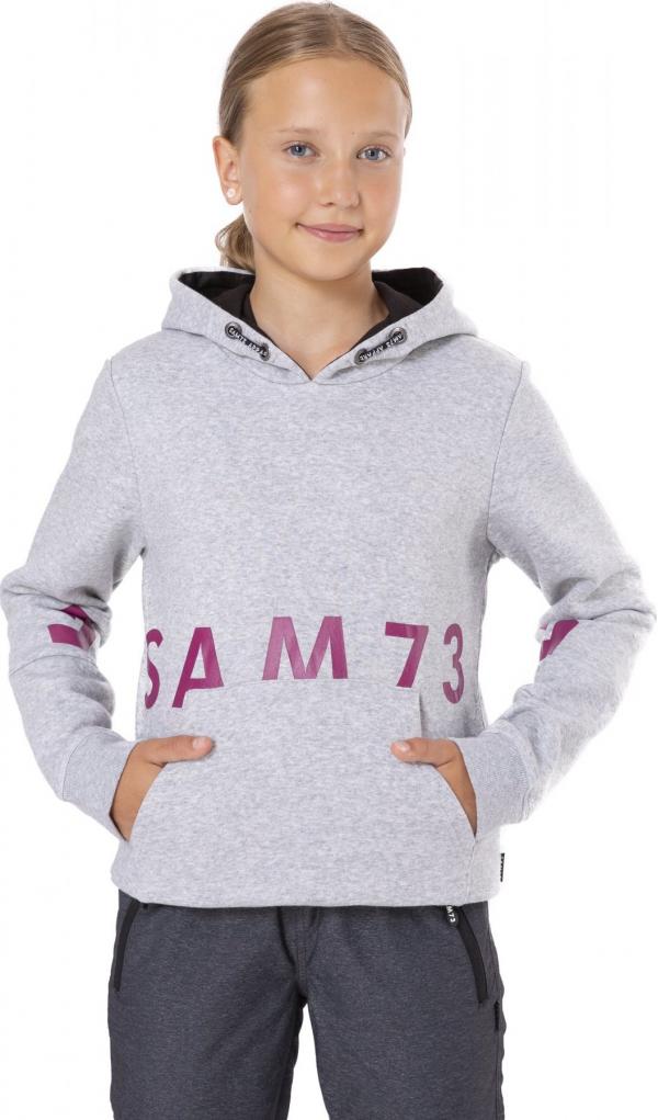 SAM 73 Dívčí mikina DONNA Šedá 116