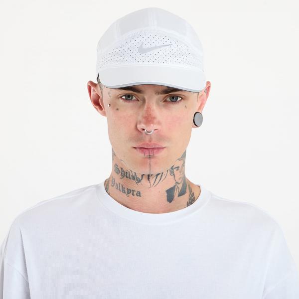 Kšiltovka Nike Dri-FIT ADV Fly Unstructured Reflective Cap White/ Anthracite/ Reflective Silv M/L