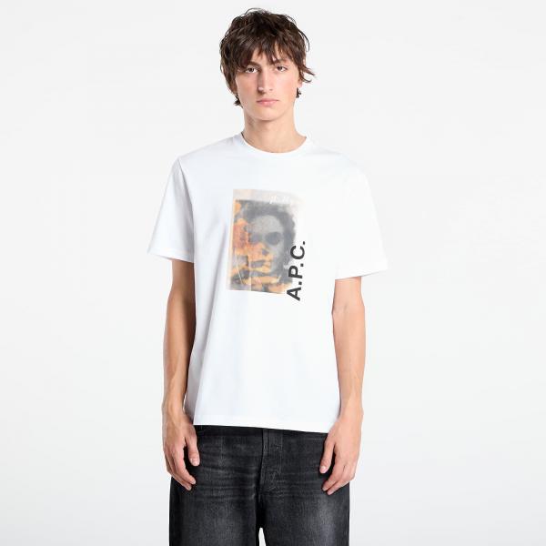 Tričko A.P.C. Jean Portrait - Gots T-Shirt White L