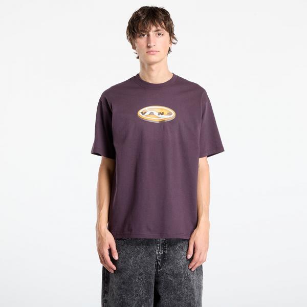Tričko Vans 3D Retroval Short Sleeve Tee Dark Port L