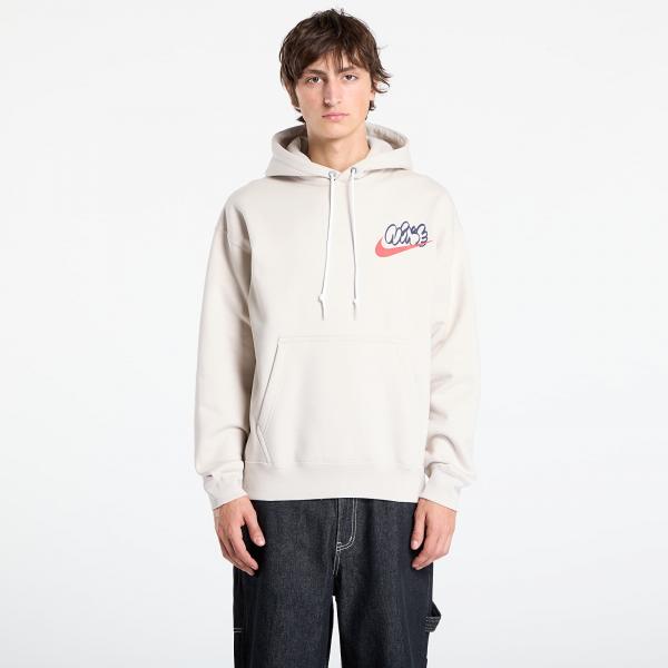 Mikina Nike Solo Swoosh Men's Fleece Hoodie Lt Orewood Brn S