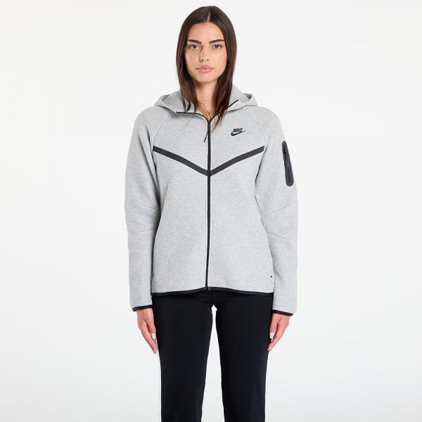 Nike Sportswear Tech Fleece Windrunner Women's Full-Zip Hoodie Dk Grey Heather/ Black L