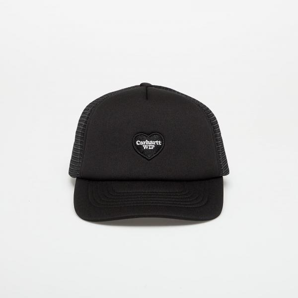 Kšiltovka Carhartt WIP Heart Patch Trucker Cap Black Universal