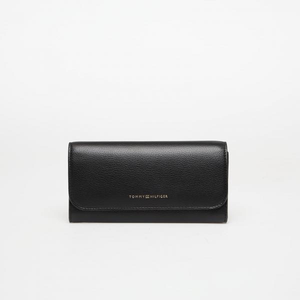 Peněženka Tommy Hilfiger Flag Large Flap Wallet Black Universal