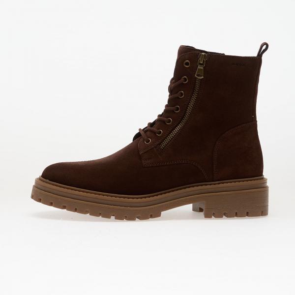 Tenisky Geox D Iridea Dark Brown EUR 40