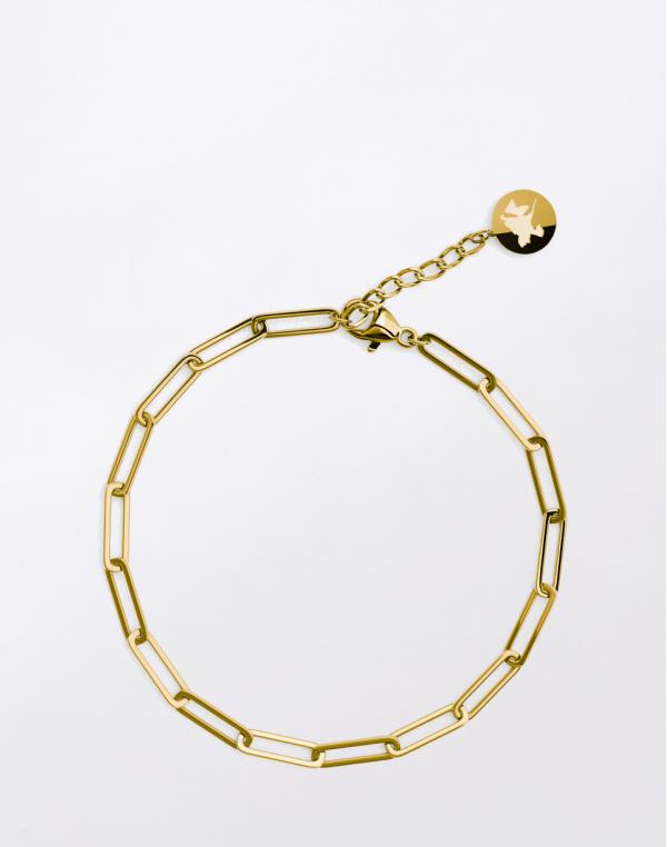 FURIOSA® Paperclip Vibe Bracelet 18K POZLACENÍ