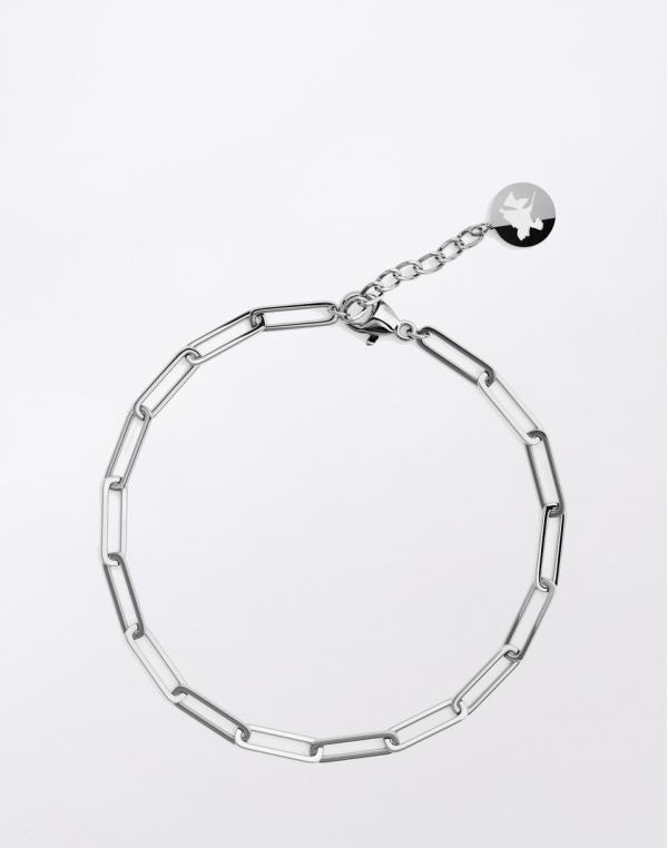 FURIOSA® Paperclip Vibe Bracelet STŘÍBRNÁ