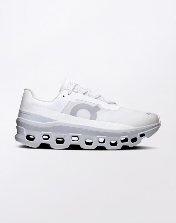 On Cloudmonster All White 45