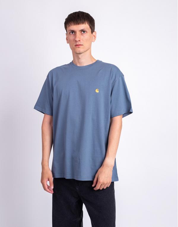 Tričko Carhartt WIP S/S Chase T-Shirt Angelite/Gold