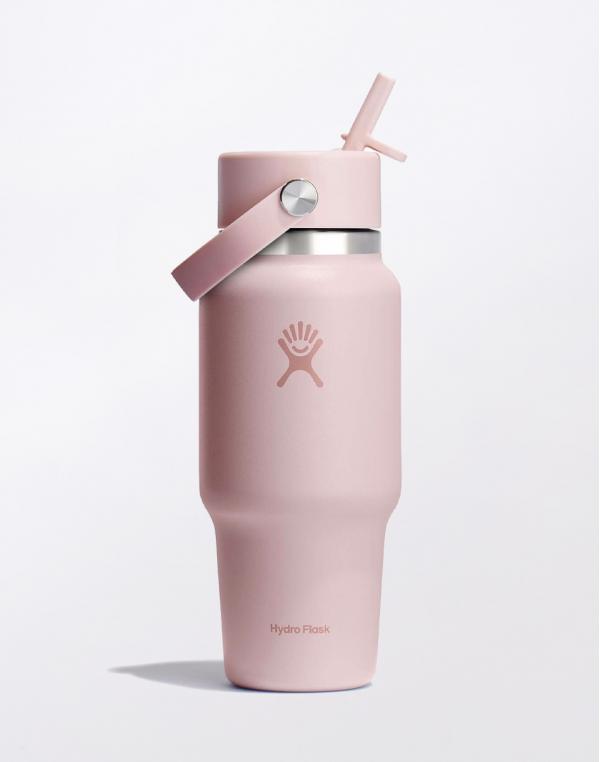 Hydro Flask Wide Mouth Travel Bottle with Flex Straw Cap (710 ml) Trillium