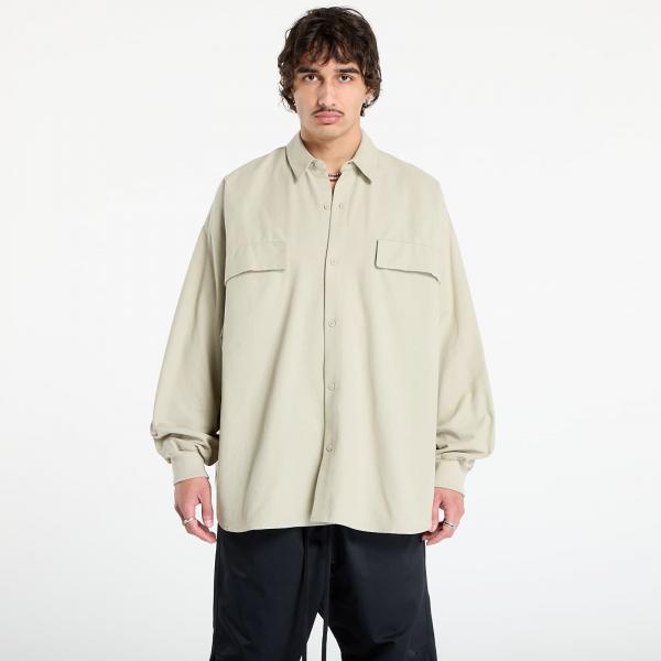 Košile Fear of God Essentials Oxford Shirt Abbey Stone L