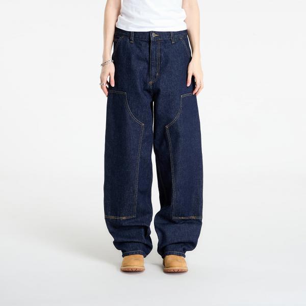 Džíny Carhartt WIP W' Brandon Double Knee Pant Blue Rinsed L