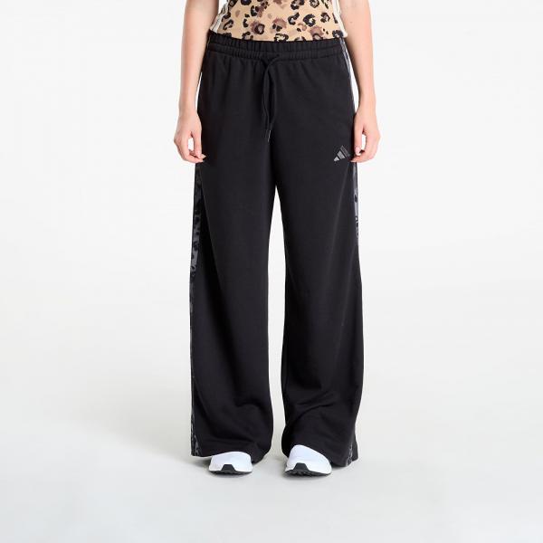 Tepláky adidas Animal Print 3-Stripes Open Hem Pants Black/ Multicolor M