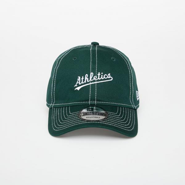 Kšiltovka New Era Oakland Athletics 9TWENTY Contrast Stitch Dark Green/ White Universal